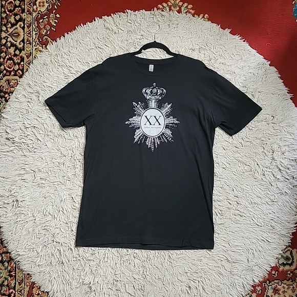 Mens Next Level John Varvatos Tshirt Tee Shirt Size Large L Black XX ✨️💫 - Picture 1 of 8